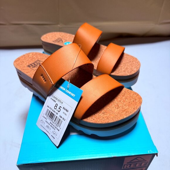 Reef Cushion Vista Hi Women's Shoes Natural Size 8.5 - Picture 1 of 10